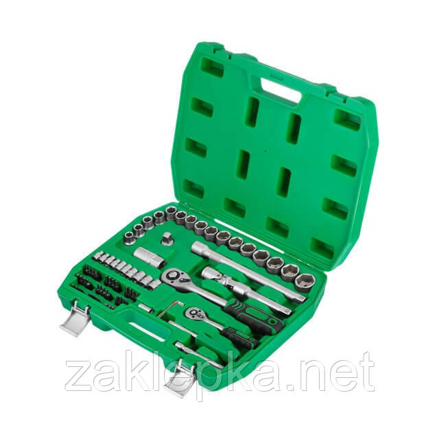 Набір інструментів 1/2" & 1/4", 72 од. INTERTOOL ET-6072SP