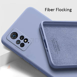 Чохол Silicone Case Blue для Xiaomi Redmi Note 11 Pro