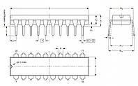 Микросхема TDA4851 ИМС DIP20 ADV MON DEFL CONTROL, Производитель: Philips