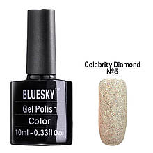 Кольоровий гель - лак Bluesky для манікюру та педикюру, 10 мл. Celebrity Diamond №5
