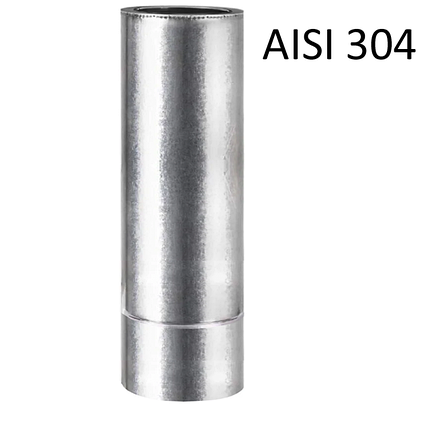 Труба-сендвіч ø180 мм 1 мм 1 метр Нерж/Оц Aisi 304 Stalar (40616), фото 1