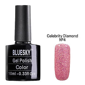 Гель-лак кольорової BLUESKY gel polish для дизайну нігтів 10 ml. Celebrity Diamond №4