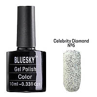 Гель-лак цветной BLUESKY gel polish для дизайна ногтей 10 ml. Celebrity Diamond №6