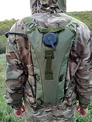 Військовий тактичний гідратор армійський KMS мішок на 3л. колір хакі підвищеної міцності