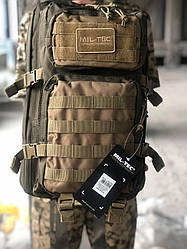 Тактичний армійський рюкзак MIL-TEC ASSAULT® Large 36 л. Ranger Green/Coyote, ОРІГІНАЛ, MIL-TEC