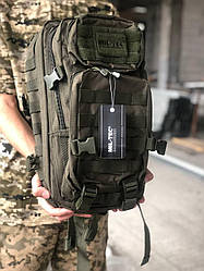 Армійський тактичний рюкзак MIL-TEC ASSAULT® SMALL 20 л. Olive, ОРІГІНАЛ, MIL-TEC олива