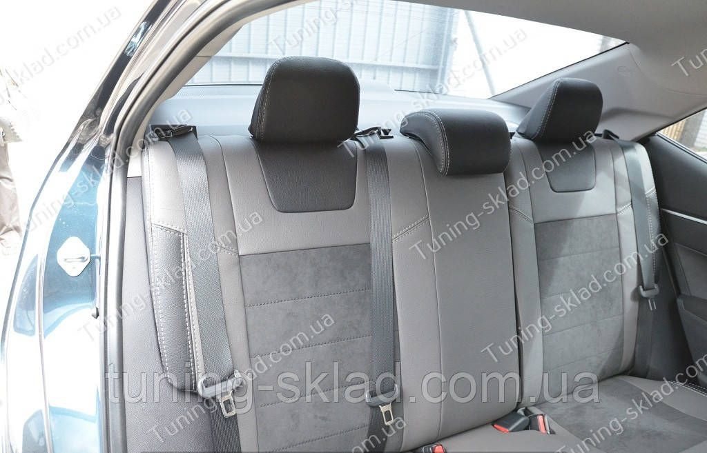 Чохли на Тойота Королла 11 (авточохли Toyota Corolla XI, Lether style), фото 1