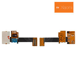 Шлейф для Xiaomi Mi3, підсвічування дисплея, з компонентами, WCDMA версія, оригінал