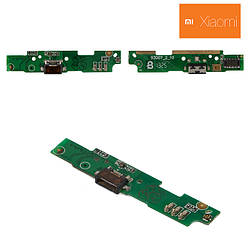 Шлейф для Xiaomi Red Rice 1S, конектора заряджання, мікрофона, з компонентами, оригінал