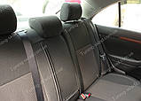 Чохли на сидіння Тойота Авенсіс 2 (чохли з екошкіри Toyota Avensis 2 стиль Premium), фото 2