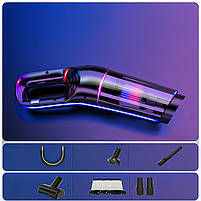 Автомобільний пилосос HELLOLEIBOO LT-113CT 2000 mAh Black для чищення салону 9 шт., фото 10