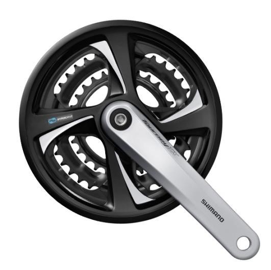 Шатуни FC-TX801 Shimano 175мм 48X38X28 сріблястий, захист