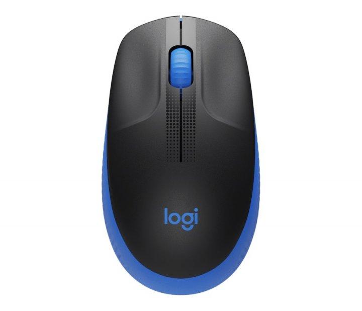 Миша бездротова USB Logitech Wireless Mouse M190 (910-005907) чорно-синя