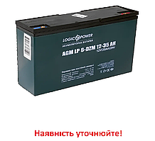 Тяговий олив'яно-кислотний акумулятор LogicPower LP 6-DZM 12-35 Ah