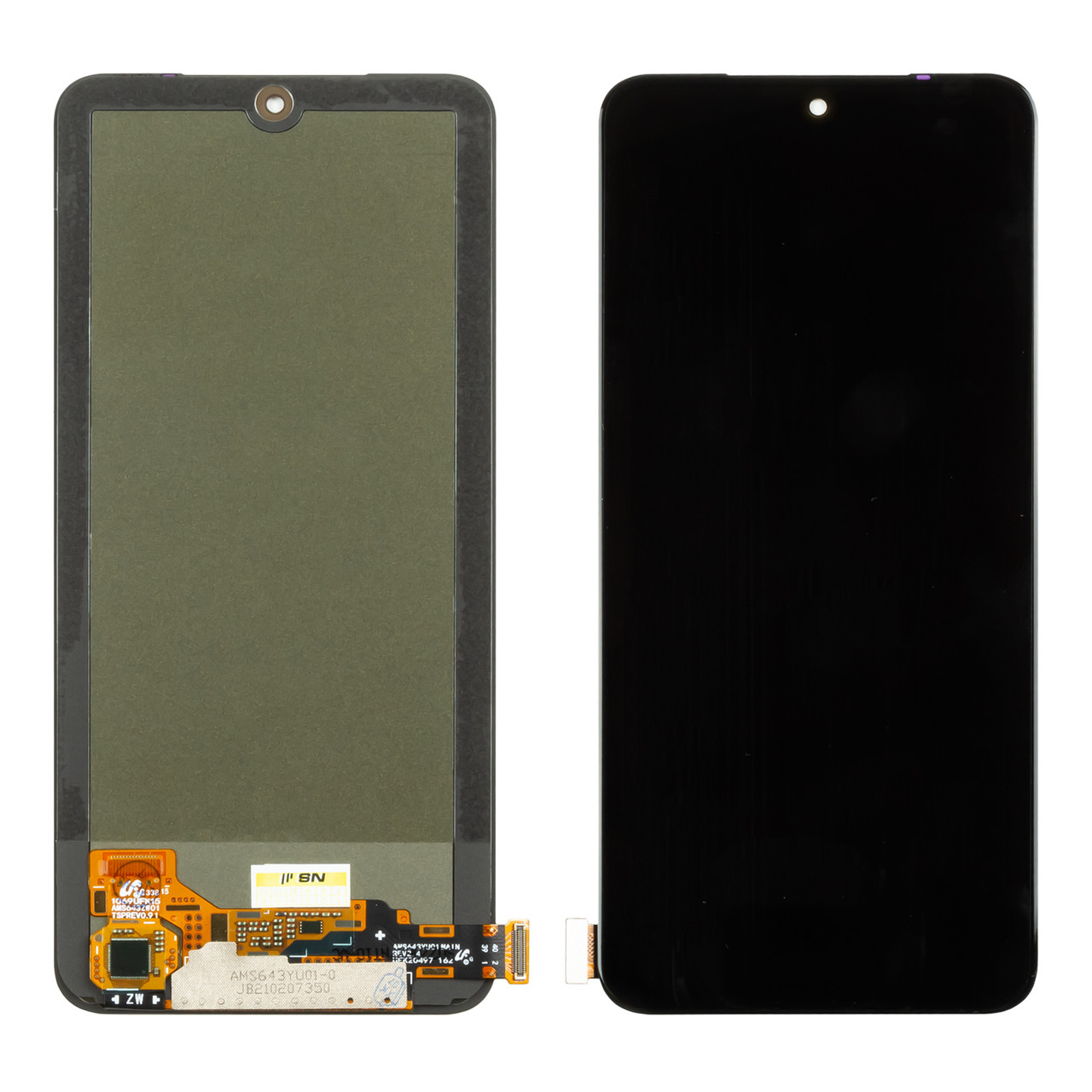 Дисплей XIAOMI Redmi Note 10 (4G)/Note 10S/Poco M5S (2021) (OLED) з чорним тачскріном