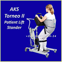 Б/У Електричний Підіймач пацієнта з вертикаллю AKS Torneo II Patient Lift — Stander (Used)