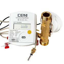 Лічильник тепла ультразвуковий CEM CM-HR Ду 20 2.5 м3/год (Турція)