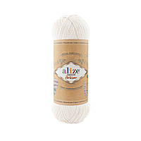 Пряжа Alize Superwash Artisan цвет 55 белый.