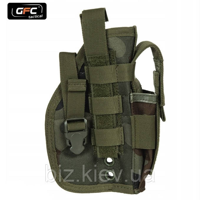 Кобура GFC Tactical на пояс права мультикам під магазин