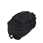 Брезентовий (джинсовий) великий рюкзак GoldBe! на 50л Чорний, фото 4