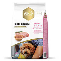 Сухой корм AMITY (Амити) Super Premium Chicken для взрослых собак всех пород (курица) 4 кг