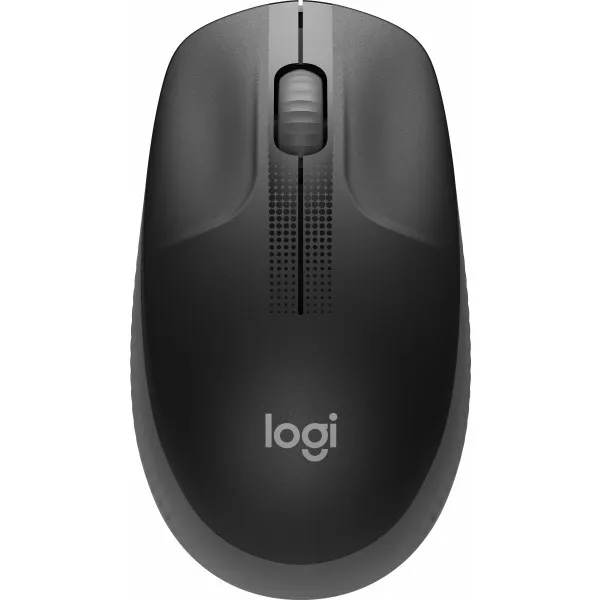 Миша бездротова USB Logitech Wireless Mouse M190 (910-005905) чорно-сіра