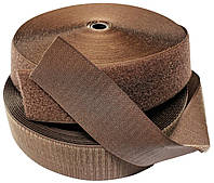 Текстильная застежка лента-липучка велкро 2 см. Коричневый Польша