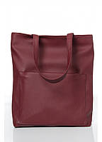 Жіноча сумка Шопер бордо, сумка жіноча, сумка Шоппер, сумка через плече для покупок