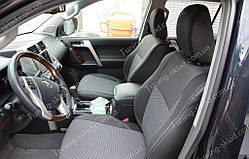 Чохли на сидіння Тойота Прадо 150 (чохли з екошкіри Toyota Prado 150 стиль Premium)