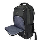 Міський рюкзак для ноутбука з AUX, USB Leadfas на 18 л, фото 5