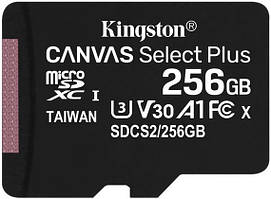 Micro SD 256GB/10 class 100Mb/s A1 Kingston SDCS2/256GB