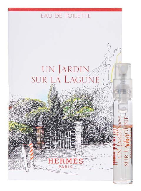Туалетна вода унісекс Hermes Un Jardin Sur la Lagune 2 мл пробник оригінал, східний квітковий аромат, фото 1
