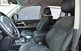 Чохли на Тойота Ленд Крузер 200 (авточохли Toyota Land Cruiser 200, Lether style), фото 4