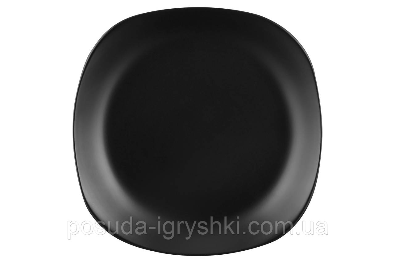 Тарілка десертна квадратна ARDESTO Molize, 20 см, Black AR2919MB, фото 1