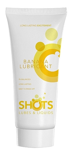 Вагінальний ароматизований лубрикант Shots Banana Lubricant, 100 мл, фото 1