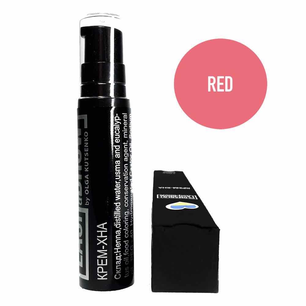 Купить Крем-хна для бровей Permanent lash&brow Червоний-Red(Коректор ...