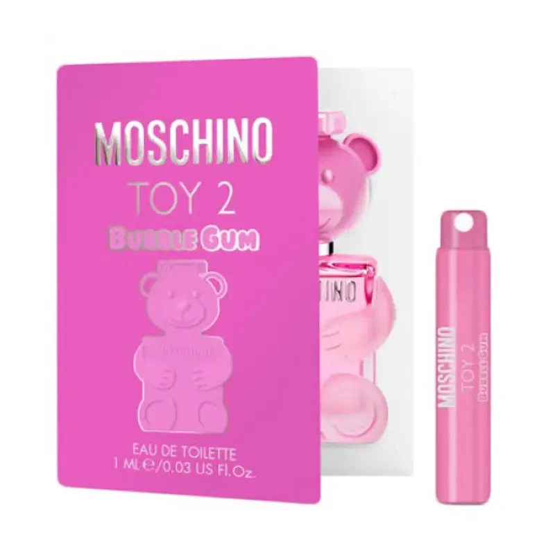 Туалетна вода для жінок Moschino Toy 2 Bubble Gum 1 мл пробник оригінал, солодкий гурманський фруктовий аромат, фото 1
