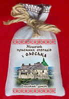 Магніт-мішечОК приємних спогадів з Олеська "Олеський замок"