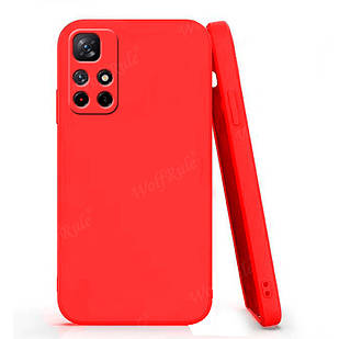 Чохол Silicone Case Red для Xiaomi Redmi Note 11 Pro