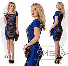 Силуетна сукня з короткими рукавами р.42,44, фото 3