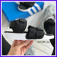 Босоножки женские Adidas Adilette Sandals black / сандалии Адидас Аделайт черные