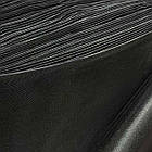 Тканина корсетна сітка не тягнеться середньої жорсткості 3 м. ширина Чорний, фото 2