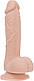Фалоімітатор ADDICTION - Mark 7.5" Dildo With Balls, Beige + віброкуля в подарунок, 19х3, 8 см., фото 2