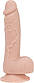 Фалоімітатор ADDICTION - Mark 7.5" Dildo With Balls, Beige + віброкуля в подарунок, 19х3, 8 см., фото 4