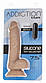 Фалоімітатор ADDICTION - Mark 7.5" Dildo With Balls, Beige + віброкуля в подарунок, 19х3, 8 см., фото 7