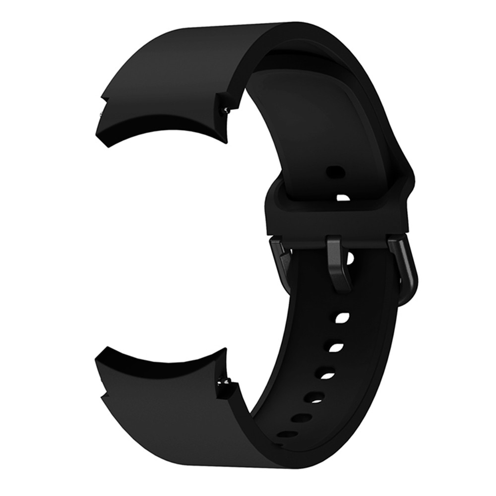 Силікон класичний ремінець для Samsung Galaxy Watch 7 / 6 / 5 pro / 5 / 4 чорний, фото 1
