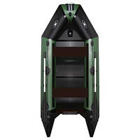 Лодка надувная моторная Aqua Star D-275 с плоским дном зеленый (с палубой SLD)