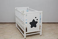 Кровать детская Дубик-М Звёздочка с маятником белая