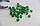 Бусини круглі " Кришталеві" 10 мм, темно-зелені 500 грамів, фото 5