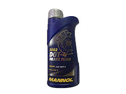 Гальмівна рідина DOT-4 BREKE FLUID (455 g) ТМ MANNOL